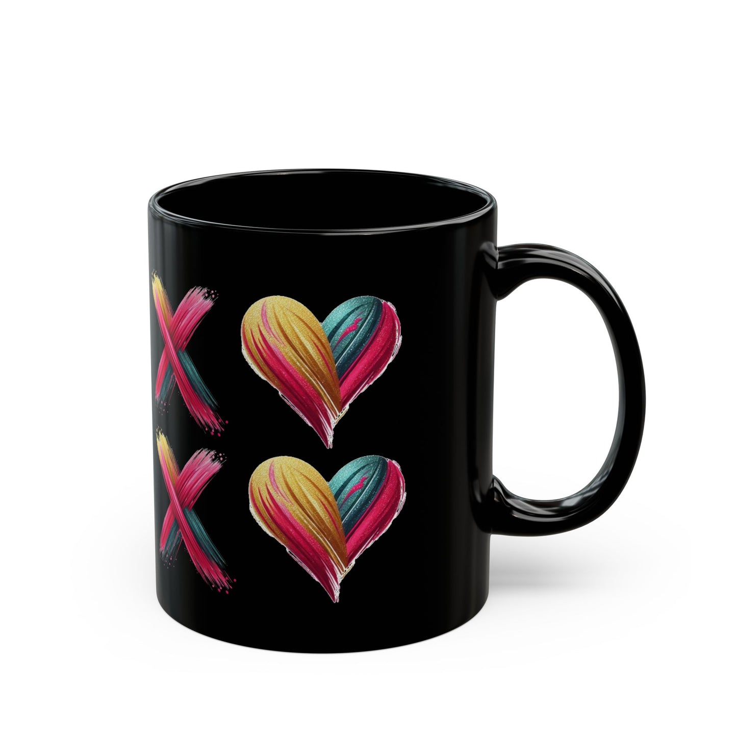 XOXO Black Mug