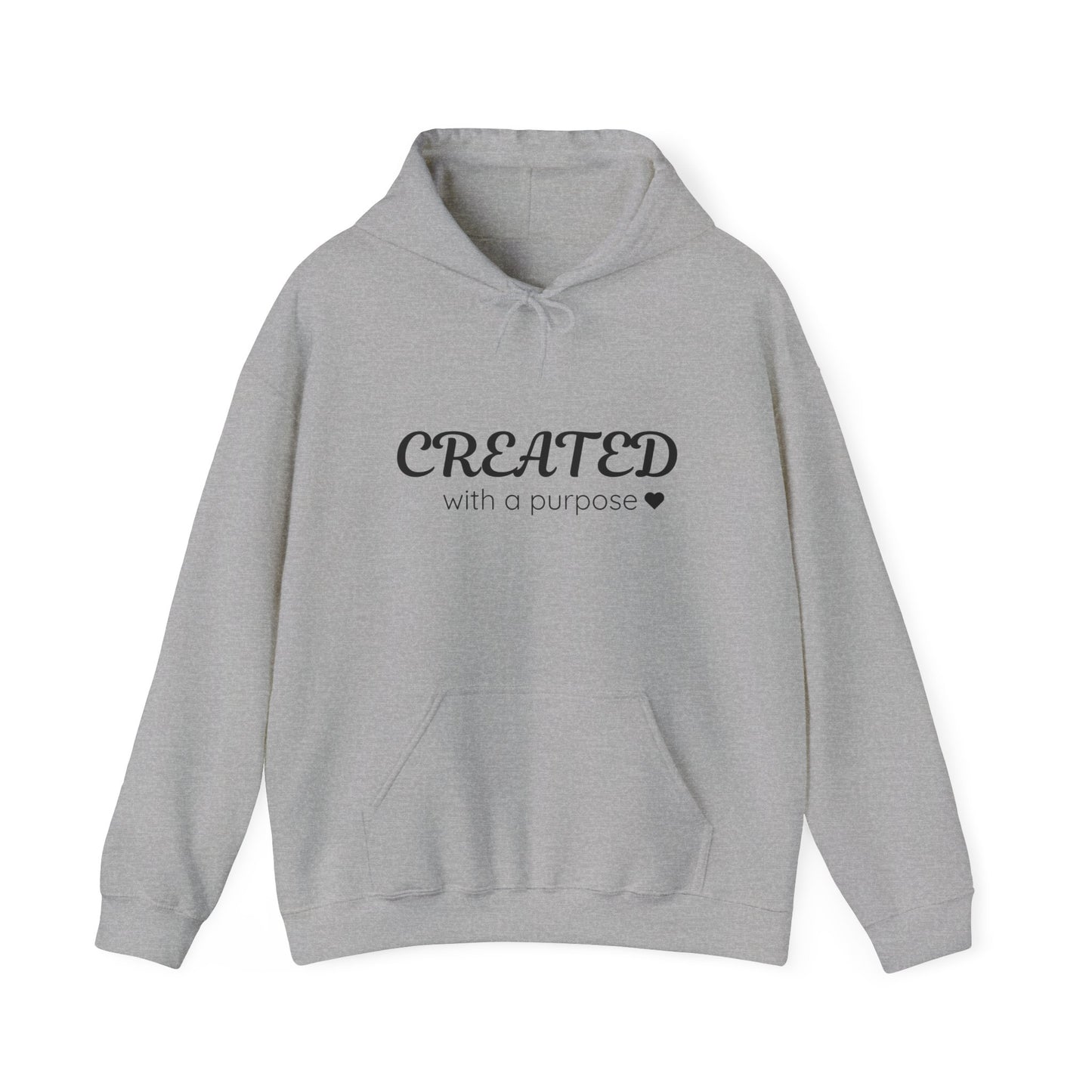 "Created with a Purpose" Hoodie