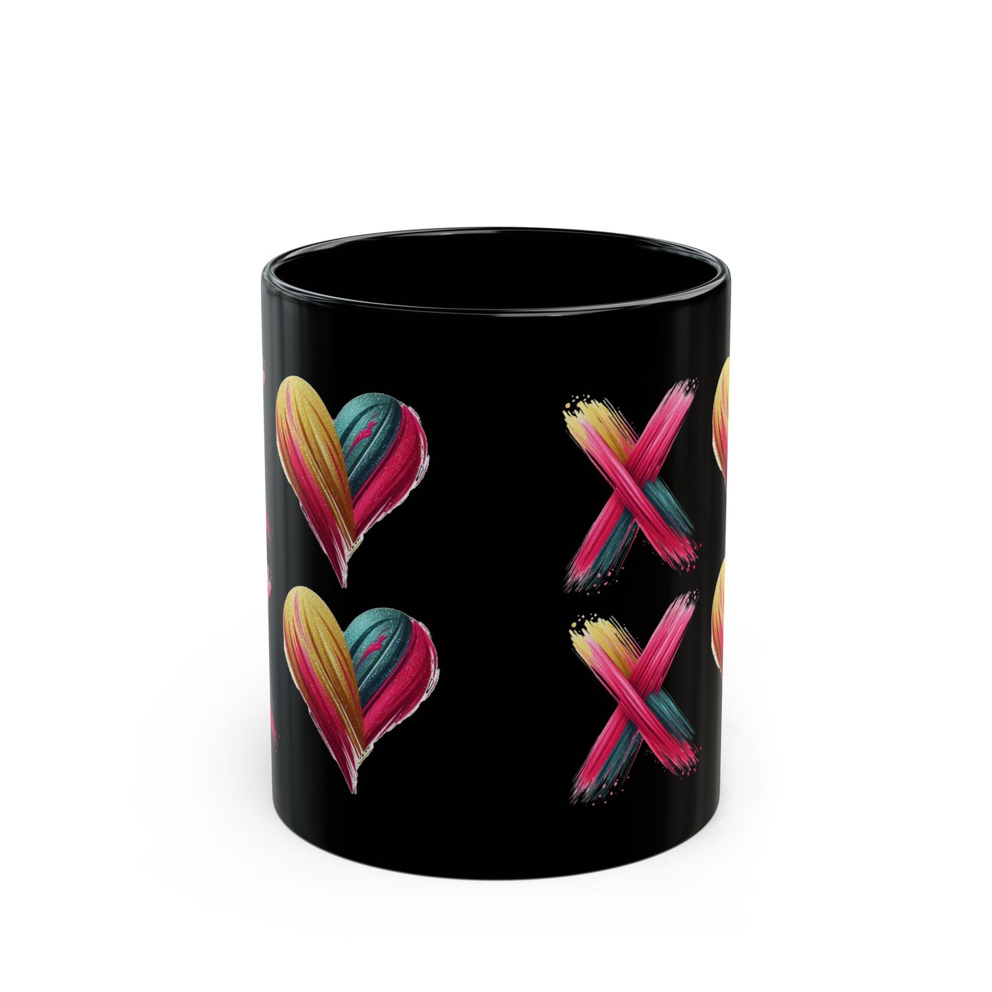 XOXO Black Mug