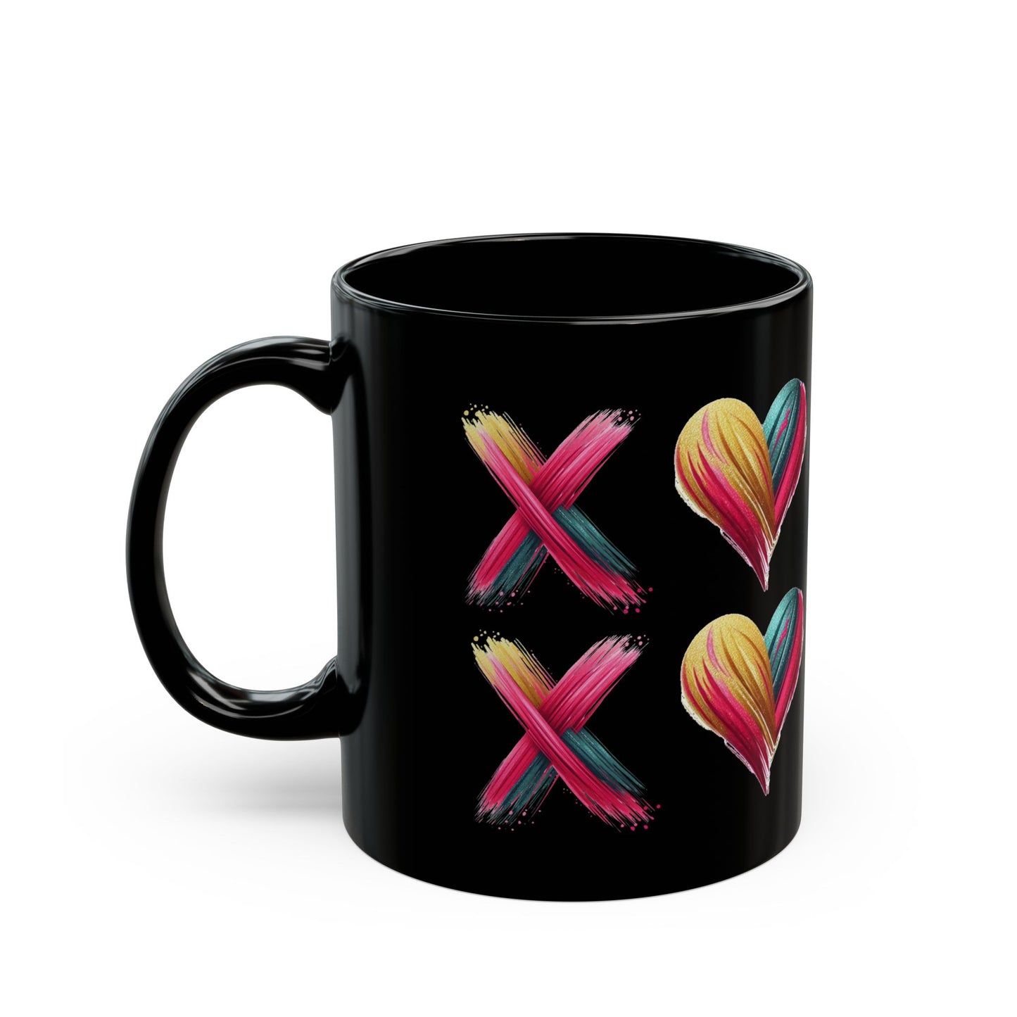 XOXO Black Mug